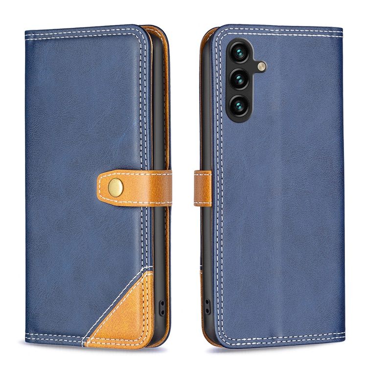 Samsung Galaxy A14 5G Case Double Sewing Thread - Blue