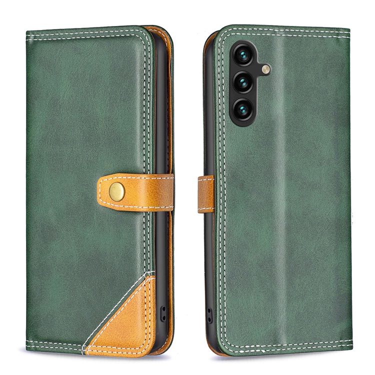Samsung Galaxy A14 5G Case Double Sewing Thread - Green