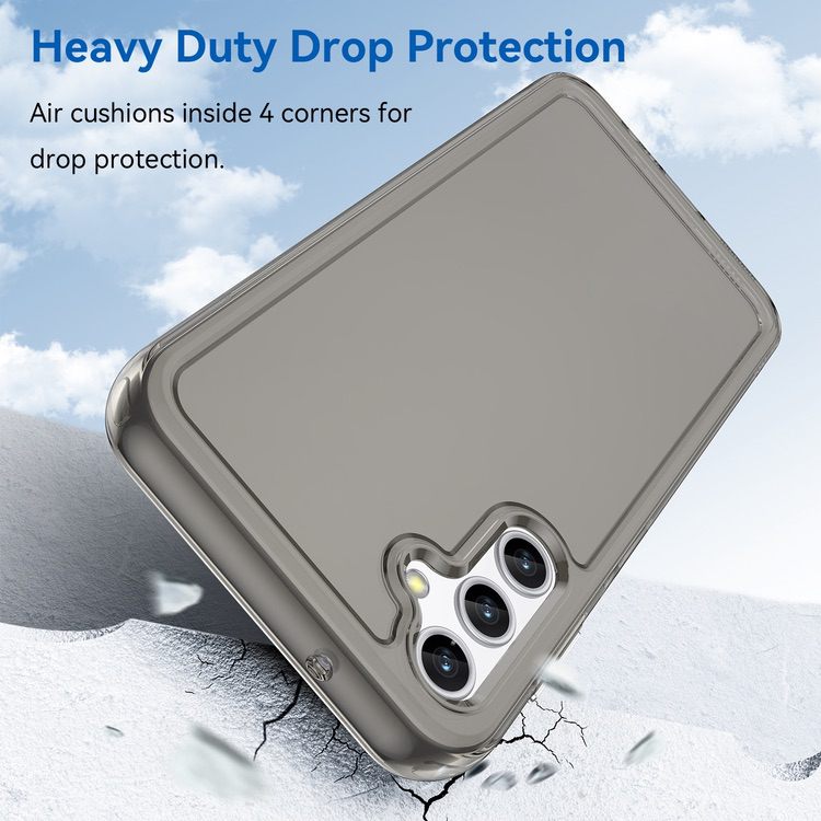 Samsung Galaxy A14 5G Case Shockproof Transparent Grey