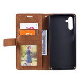 Samsung Galaxy A14 5G Case Skin Feel Splicing PU Leather - Brown