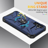 Samsung Galaxy A14 5G Case with Metal Ring Holder - Blue