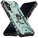 Samsung Galaxy A14 5G Case with Metal Ring Holder - Midnight Green
