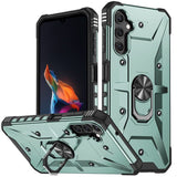 Samsung Galaxy A14 5G Case with Metal Ring Holder - Midnight Green