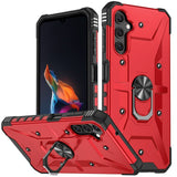 Samsung Galaxy A14 5G Case with Metal Ring Holder - Red