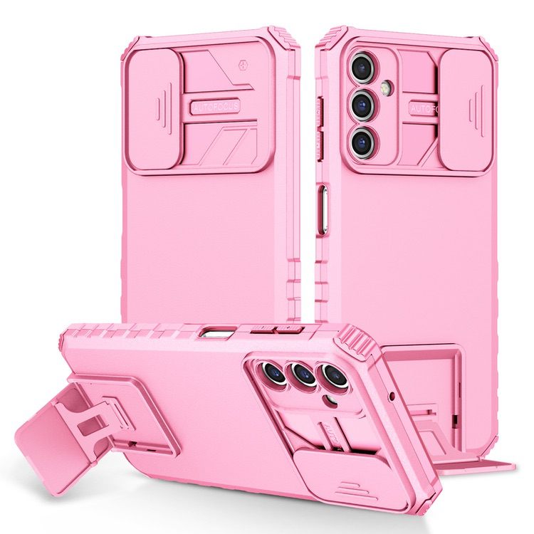 Samsung Galaxy A14 5G Case With Stereoscopic Holder - Pink