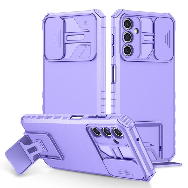 Samsung Galaxy A14 5G Case With Stereoscopic Holder - Purple