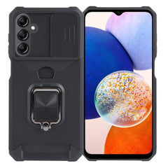 Samsung Galaxy A15 5G Case Camera Shield and Card Slot - Black