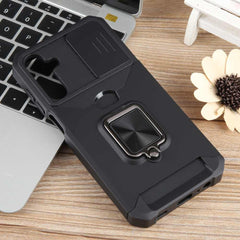 Samsung Galaxy A15 5G Case Camera Shield and Card Slot - Black