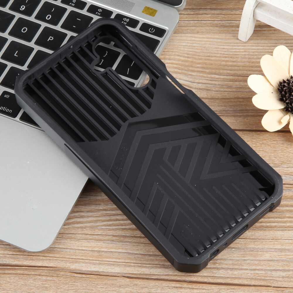 Samsung Galaxy A15 5G Case Camera Shield and Card Slot - Black