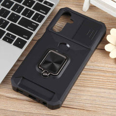 Samsung Galaxy A15 5G Case Camera Shield and Card Slot - Black