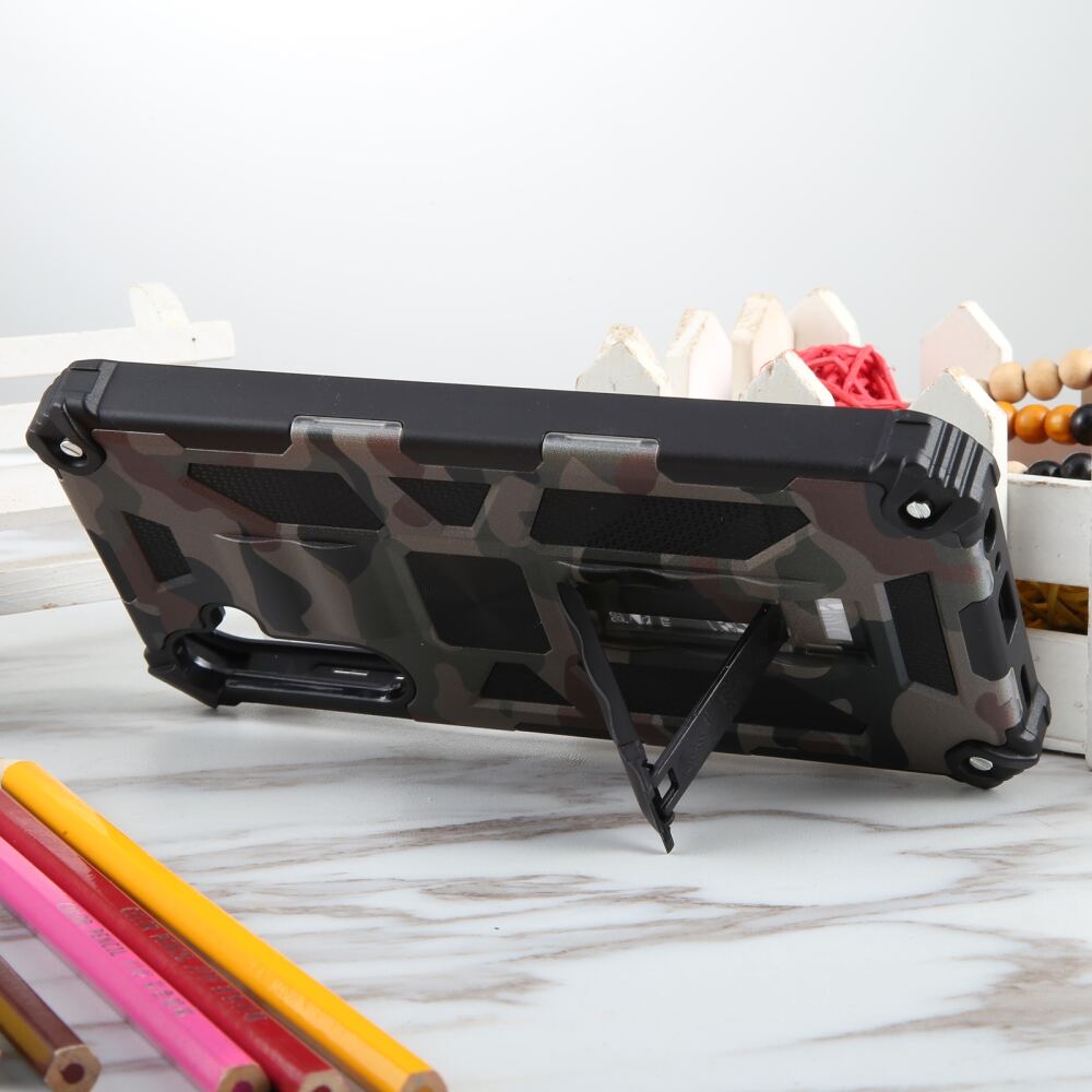 Samsung Galaxy A15 5G Case Camouflage Armor Kickstand - Army Green