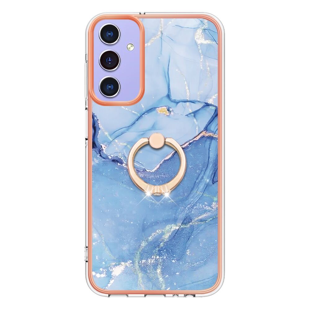 Samsung Galaxy A15 5G Case Electroplating Marble - Blue