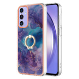 Samsung Galaxy A15 5G Case Electroplating Marble - Purple