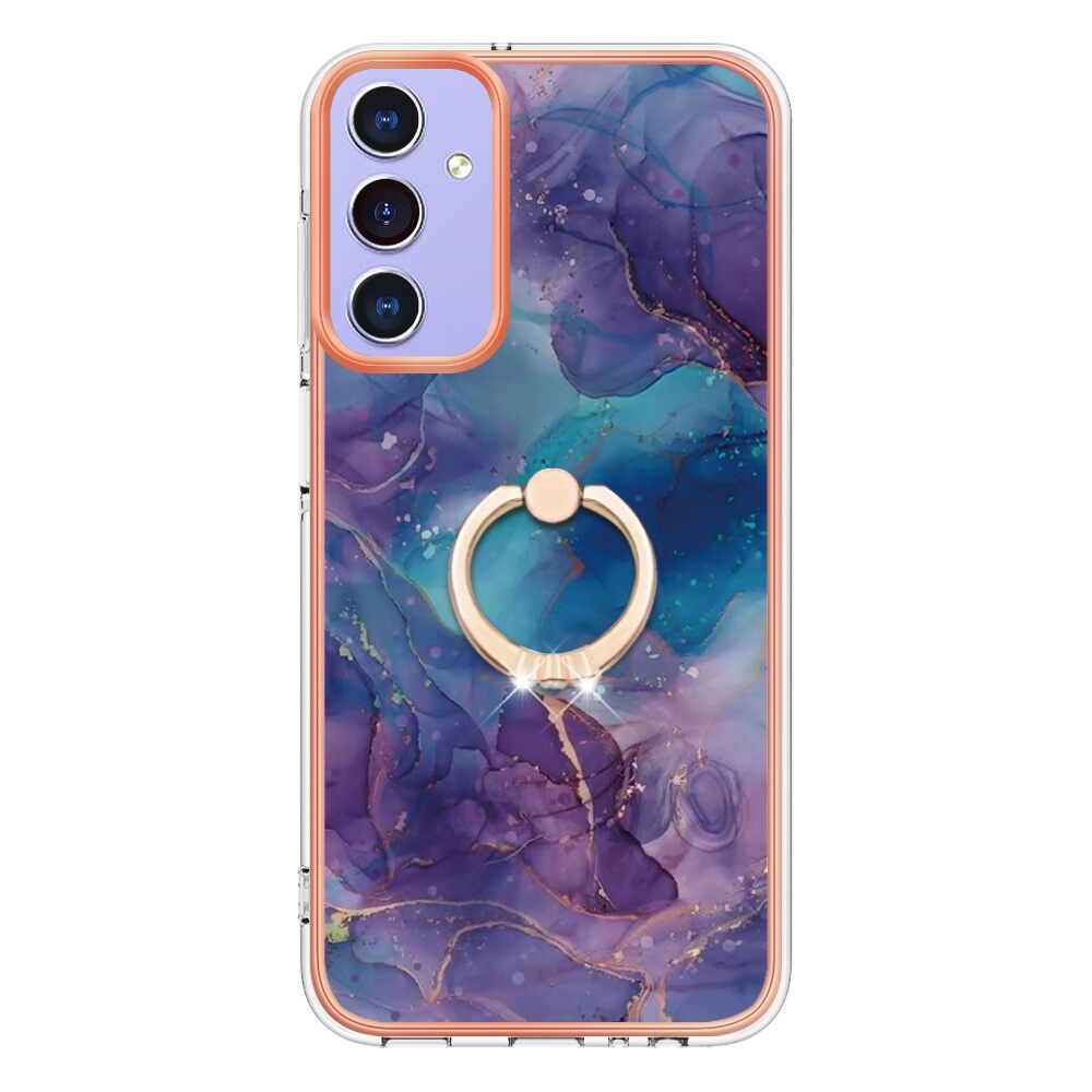 Samsung Galaxy A15 5G Case Electroplating Marble - Purple