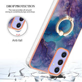 Samsung Galaxy A15 5G Case Electroplating Marble - Purple