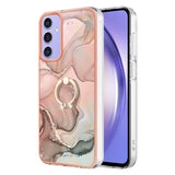 Samsung Galaxy A15 5G Case Electroplating Marble - Rose Gold