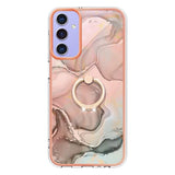 Samsung Galaxy A15 5G Case Electroplating Marble - Rose Gold