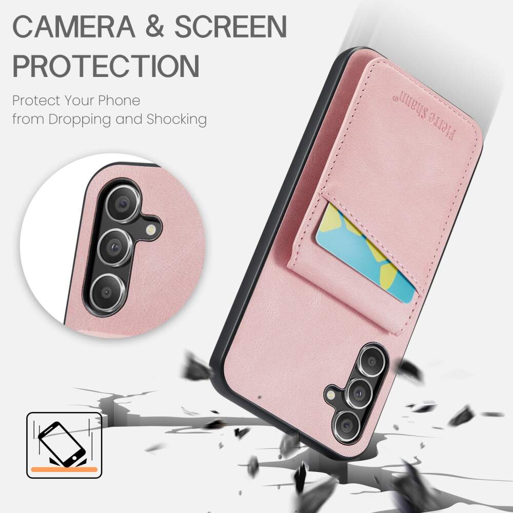 Samsung Galaxy A15 5G Case Fierre Shann Crazy Horse - Pink