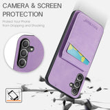 Samsung Galaxy A15 5G Case Fierre Shann Crazy Horse - Purple