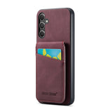 Samsung Galaxy A15 5G Case Fierre Shann Crazy Horse - Wine Red