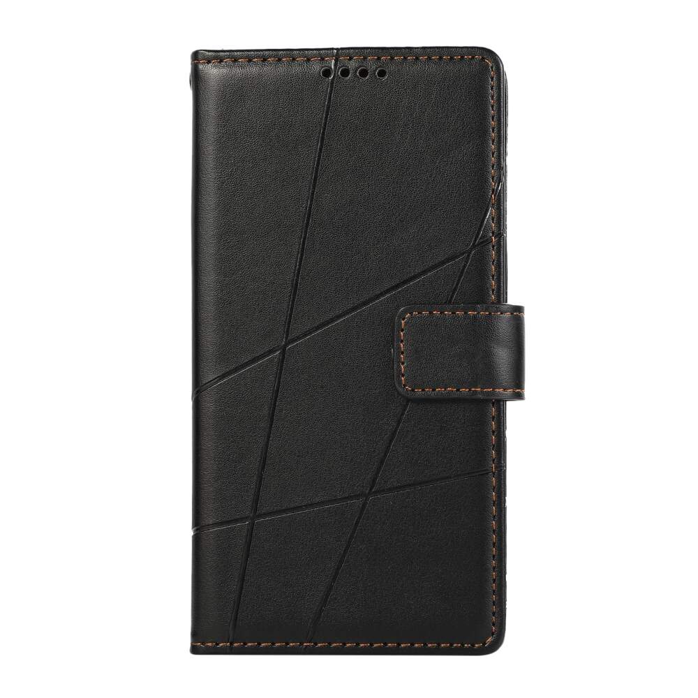 Samsung Galaxy A15 5G Case Genuine Leather Texture - Black