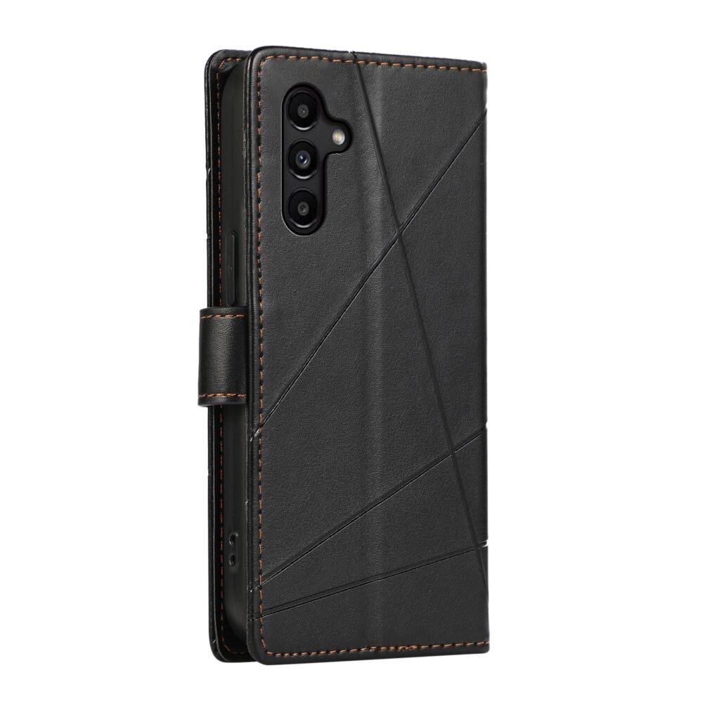 Samsung Galaxy A15 5G Case Genuine Leather Texture - Black