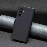 Samsung Galaxy A15 5G Case Litchi Texture Flip Leather - Black