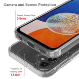 Samsung Galaxy A15 5G Case Scratchproof Acrylic and TPU - Transparent