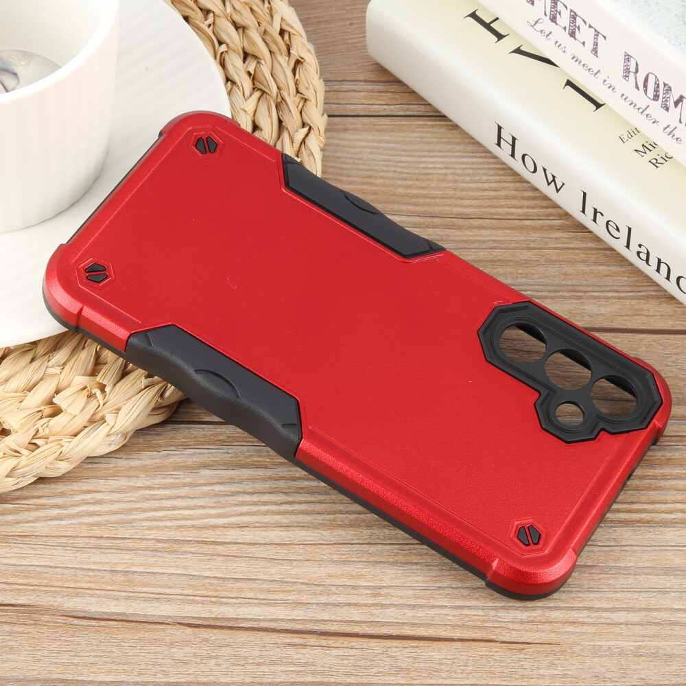 Samsung Galaxy A15 5G Case Non-slip Protective Armor - Red
