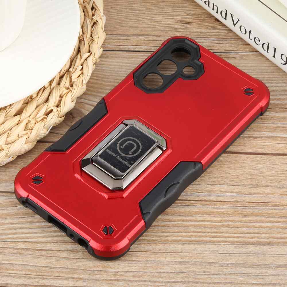 Samsung Galaxy A15 5G Case Non-slip Shockproof Armor - Red
