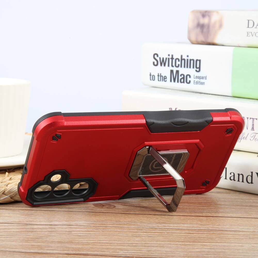 Samsung Galaxy A15 5G Case Non-slip Shockproof Armor - Red