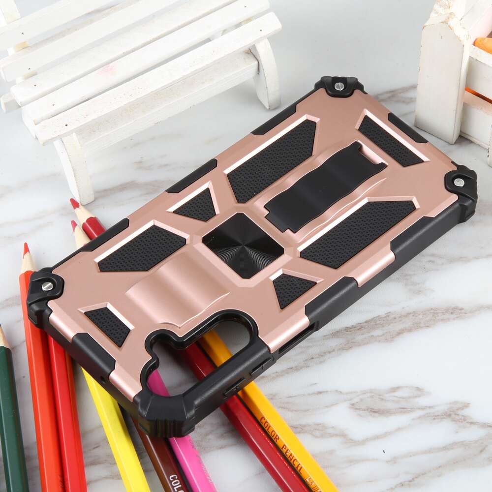 Samsung Galaxy A15 5G Case Protective With Holder - Rose Gold