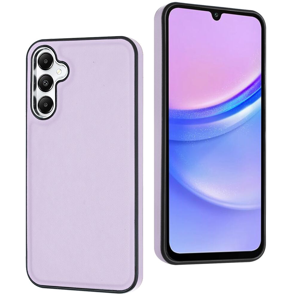 Samsung Galaxy A15 5G Case Shockproof Leather Texture - Purple