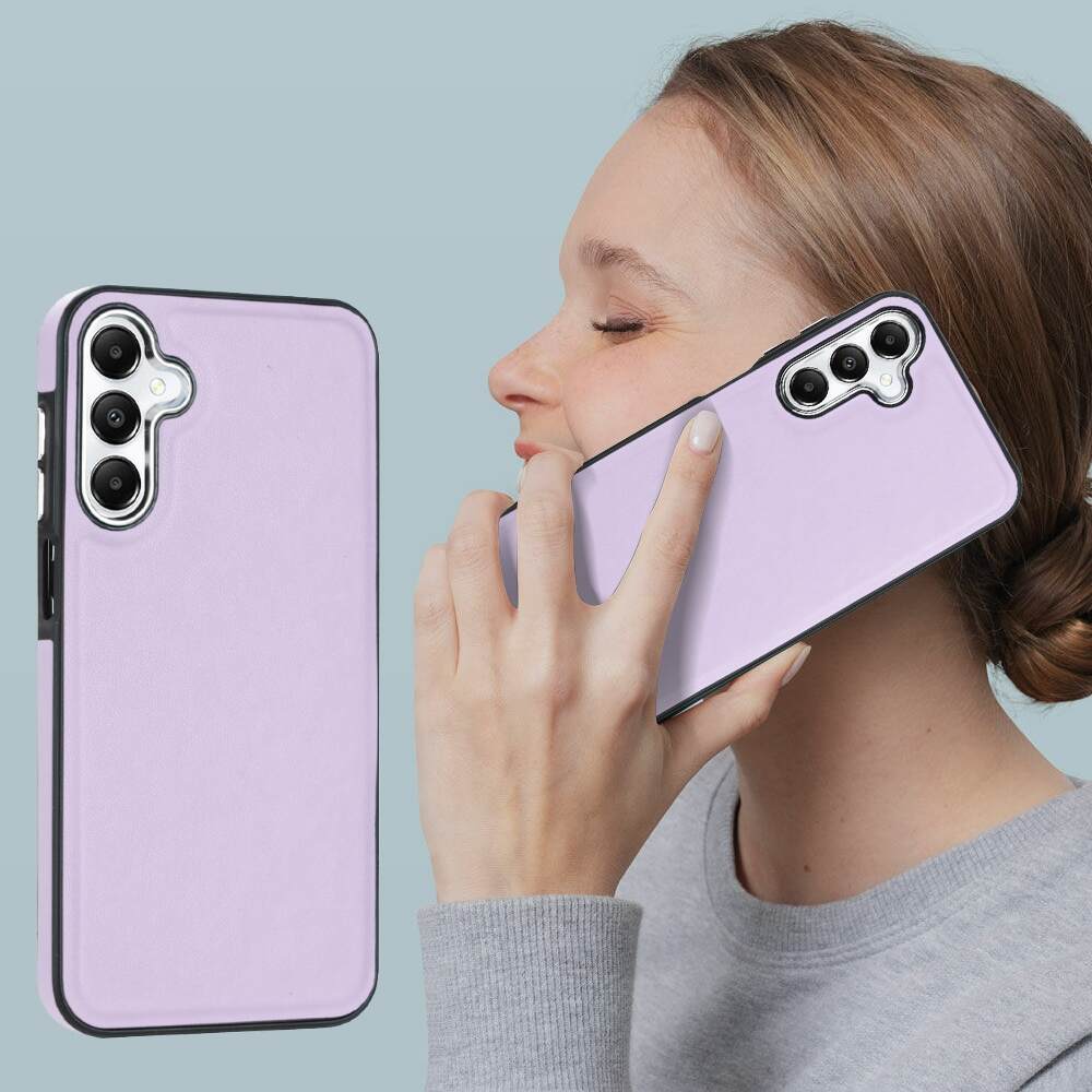 Samsung Galaxy A15 5G Case Shockproof Leather Texture - Purple