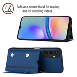 Samsung Galaxy A15 5G Case Skin Feel Card Slot - Royal Blue