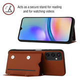 Samsung Galaxy A15 5G Case Skin Feel PU Leather - Brown