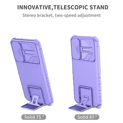 Samsung Galaxy A15 5G Case Sliding Camshield Armor - Purple