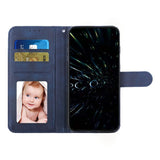 Samsung Galaxy A15 5G Case Stitching Calf Texture - Blue