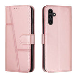 Samsung Galaxy A15 5G Case Stitching Calf Texture - Pink