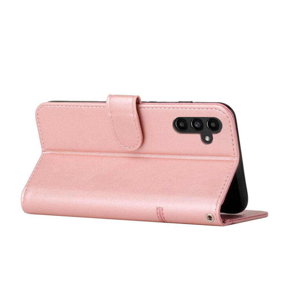 Samsung Galaxy A15 5G Case Stitching Calf Texture - Pink