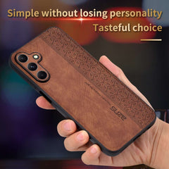 Samsung Galaxy A15 5G Case AZNS 3D Embossed Skin Feel - Brown