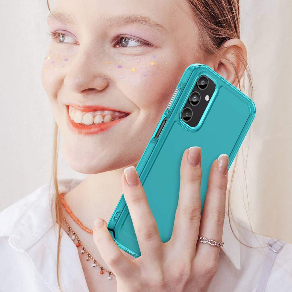 Samsung Galaxy A15 5G Case Candy Series TPU - Transparent Blue