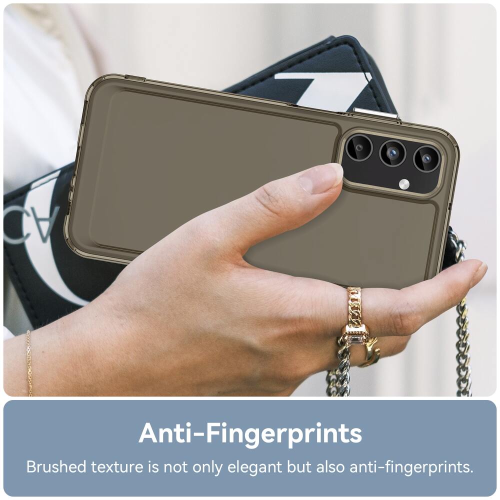 Samsung Galaxy A15 5G Case Candy Series TPU - Transparent Grey