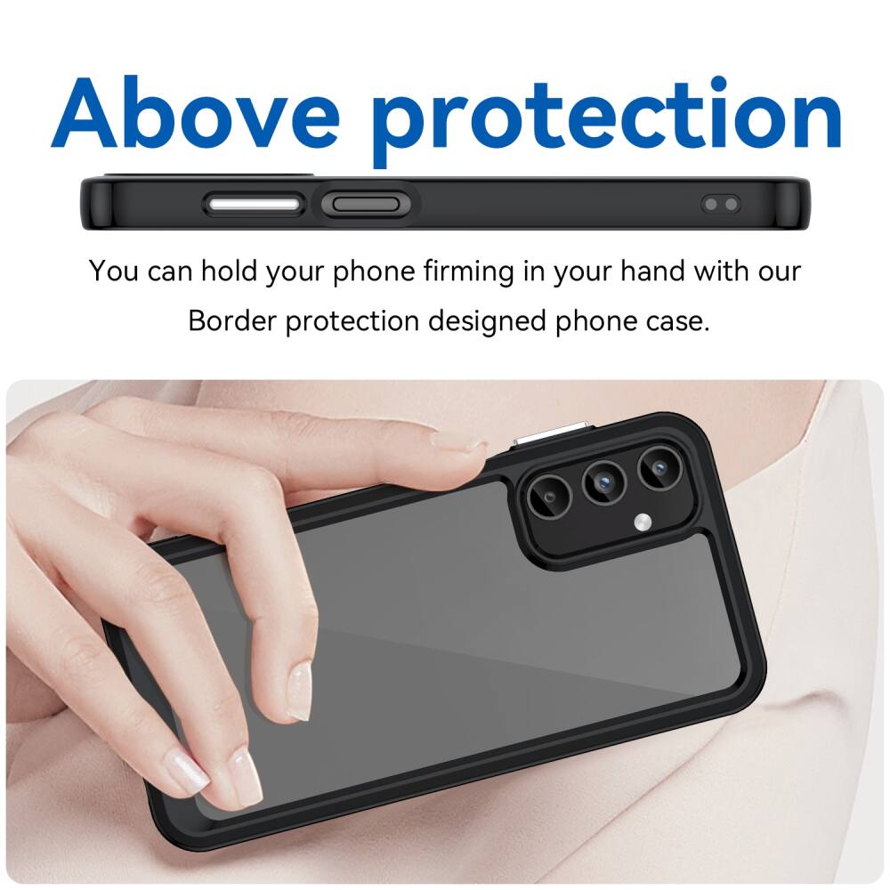 Samsung Galaxy A15 5G Case Colorful Series Acrylic - Black