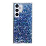 Samsung Galaxy A15 5G Case Glitter Sequins Epoxy - Blue