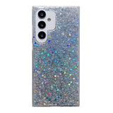 Samsung Galaxy A15 5G Case With Glitter Sequins Epoxy - Silver