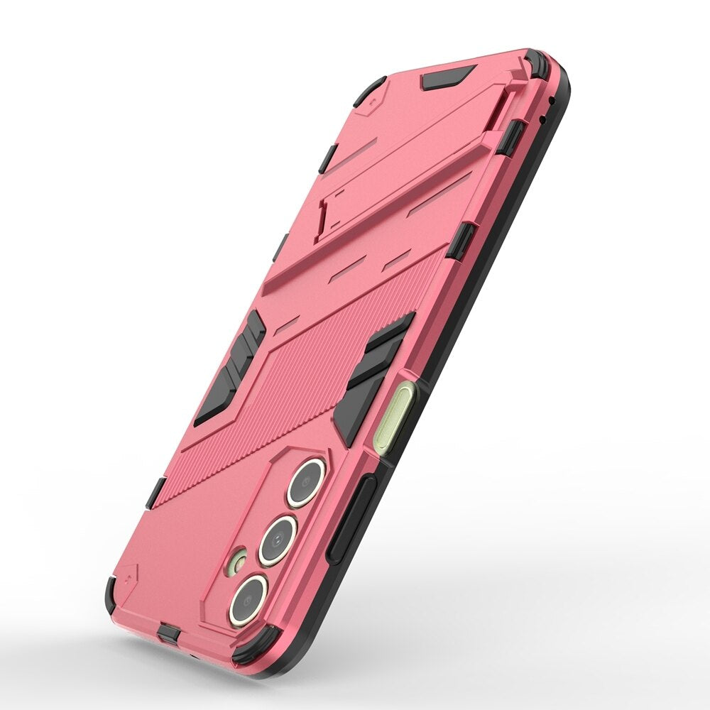 Samsung Galaxy A15 5G Case With Invisible Holder - Light Red