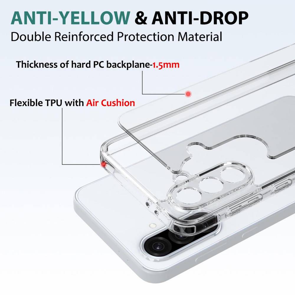 Samsung Galaxy A17 5G Acrylic TPU Case - Transparent