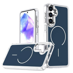 Samsung Galaxy A17 5G Bright Shadow Two-Color MagSafe Case - Blue