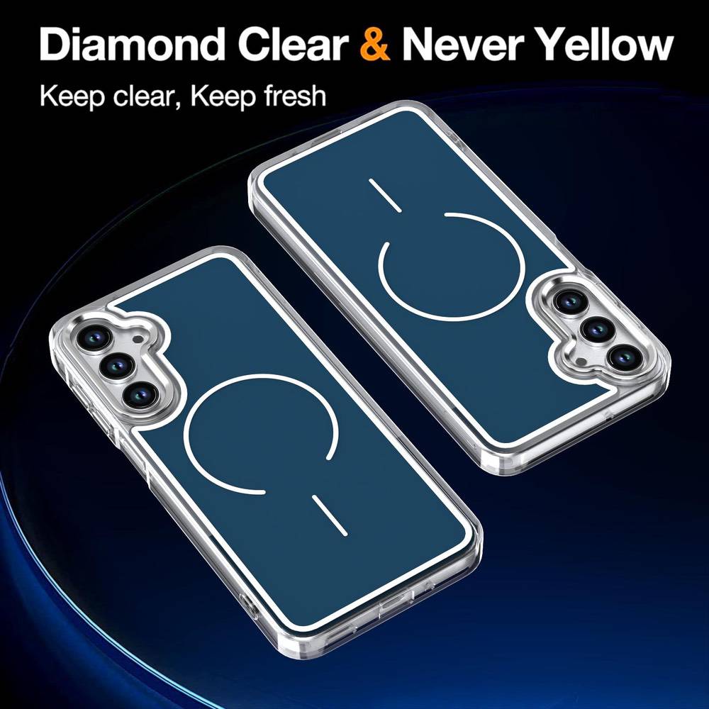 Samsung Galaxy A17 5G Bright Shadow Two-Color MagSafe Case - Blue
